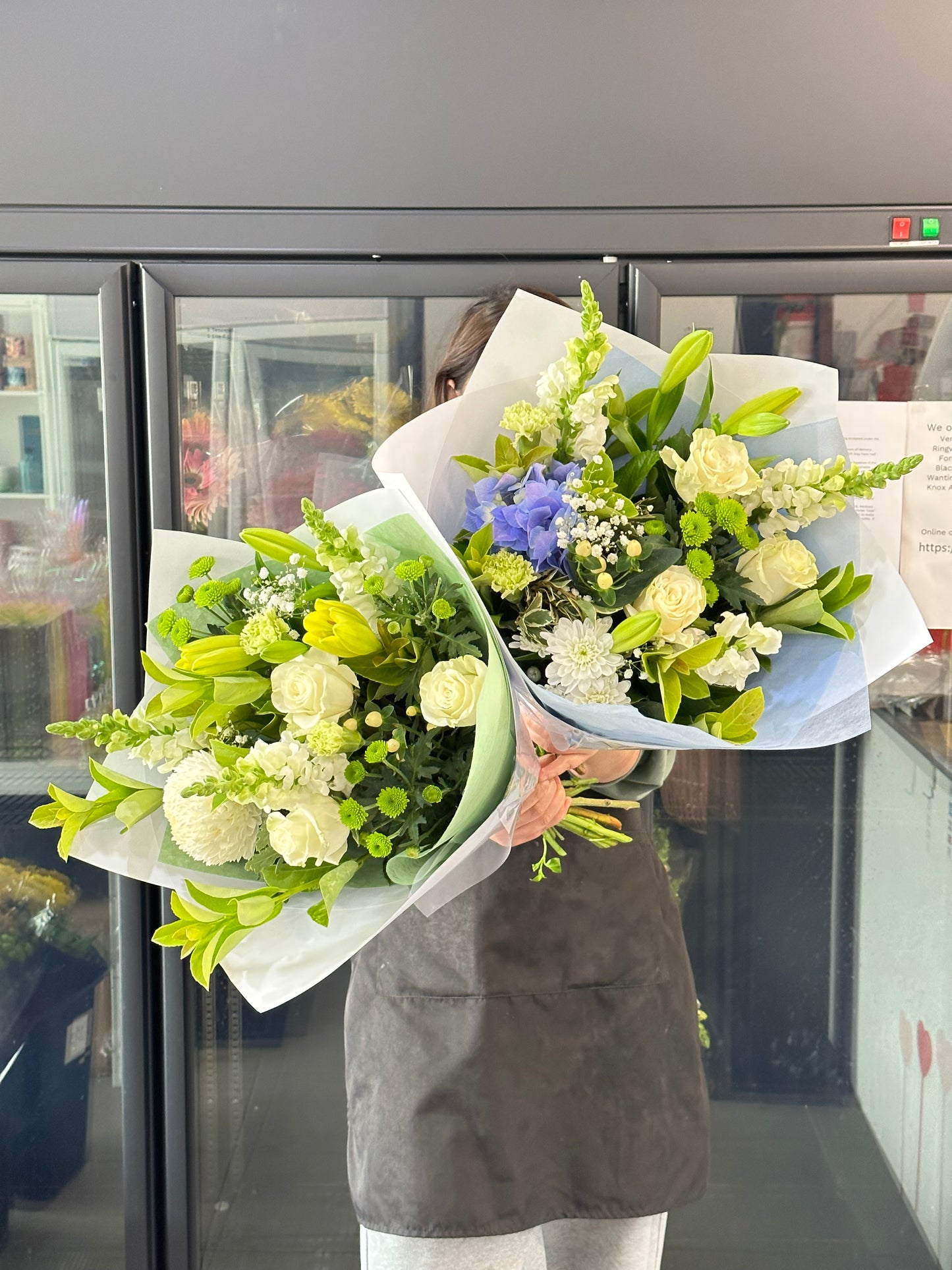 ‘Not So Red’ Christmas bouquet