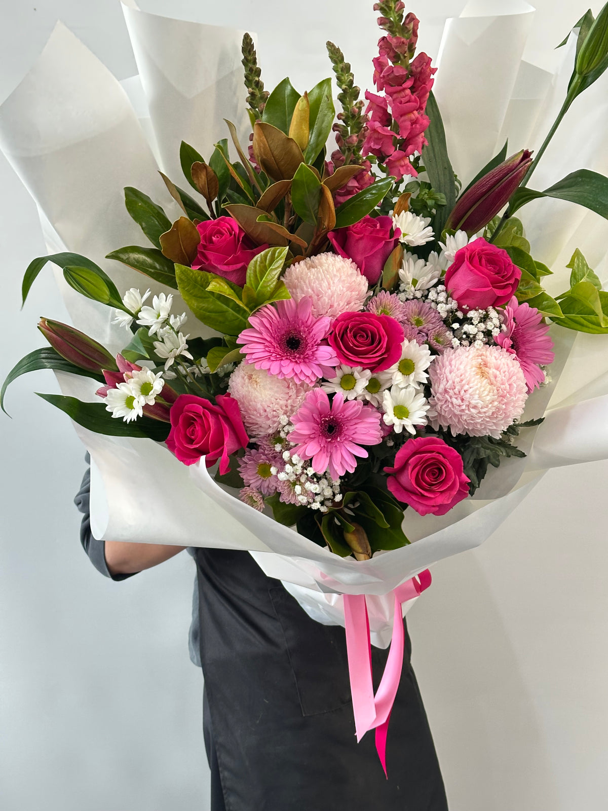 The Deluxe pink Bouquet - Vermont Florist