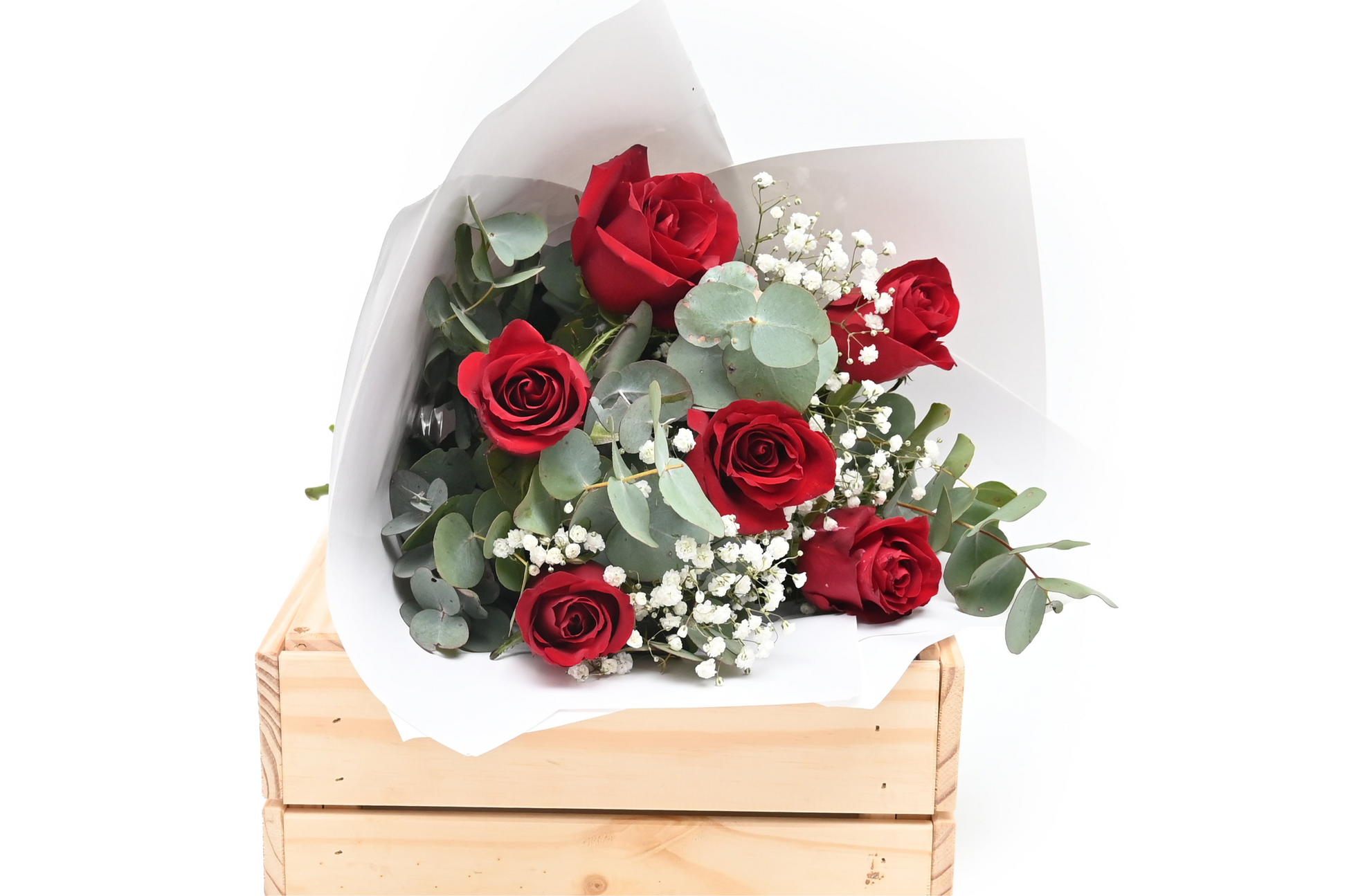 Garden Style Red Romance Bouquet - Vermont Florist