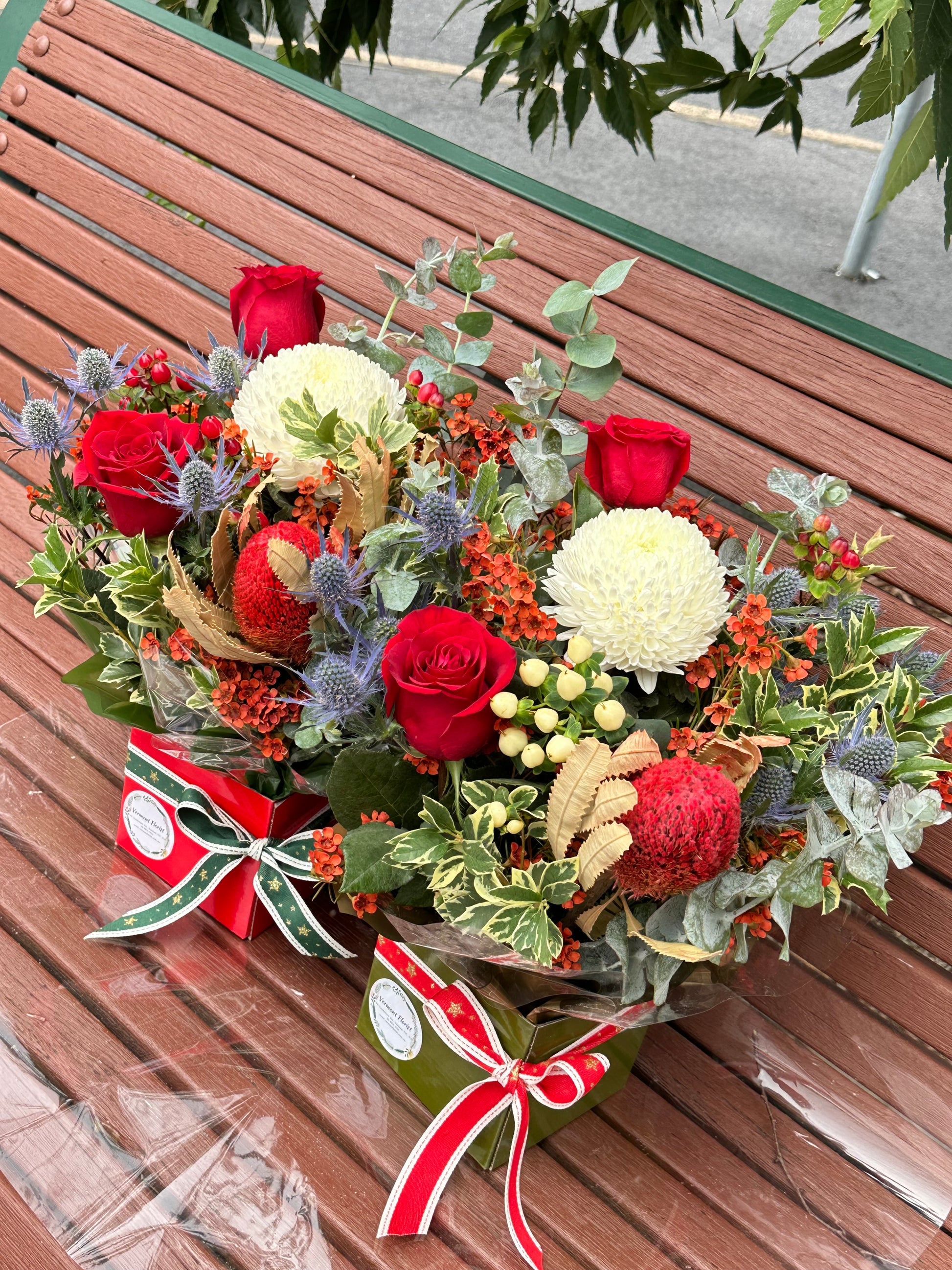 Christmas festive native box - Vermont Florist