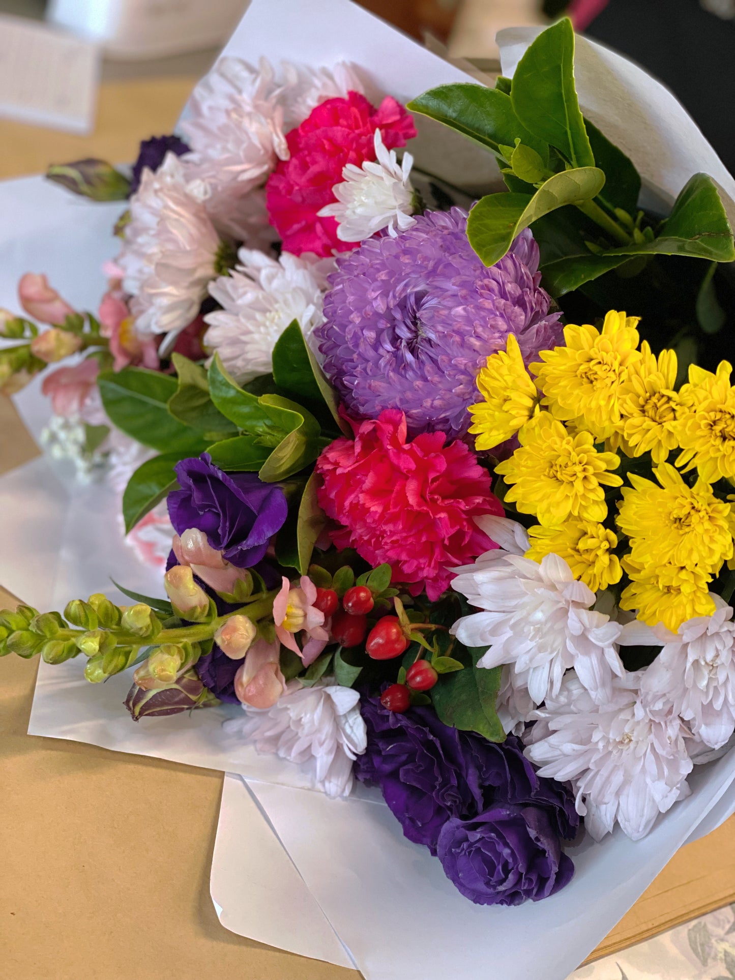 Seasonal Bouquet (Designer choice 5-9 types of flowers) - Vermont Florist