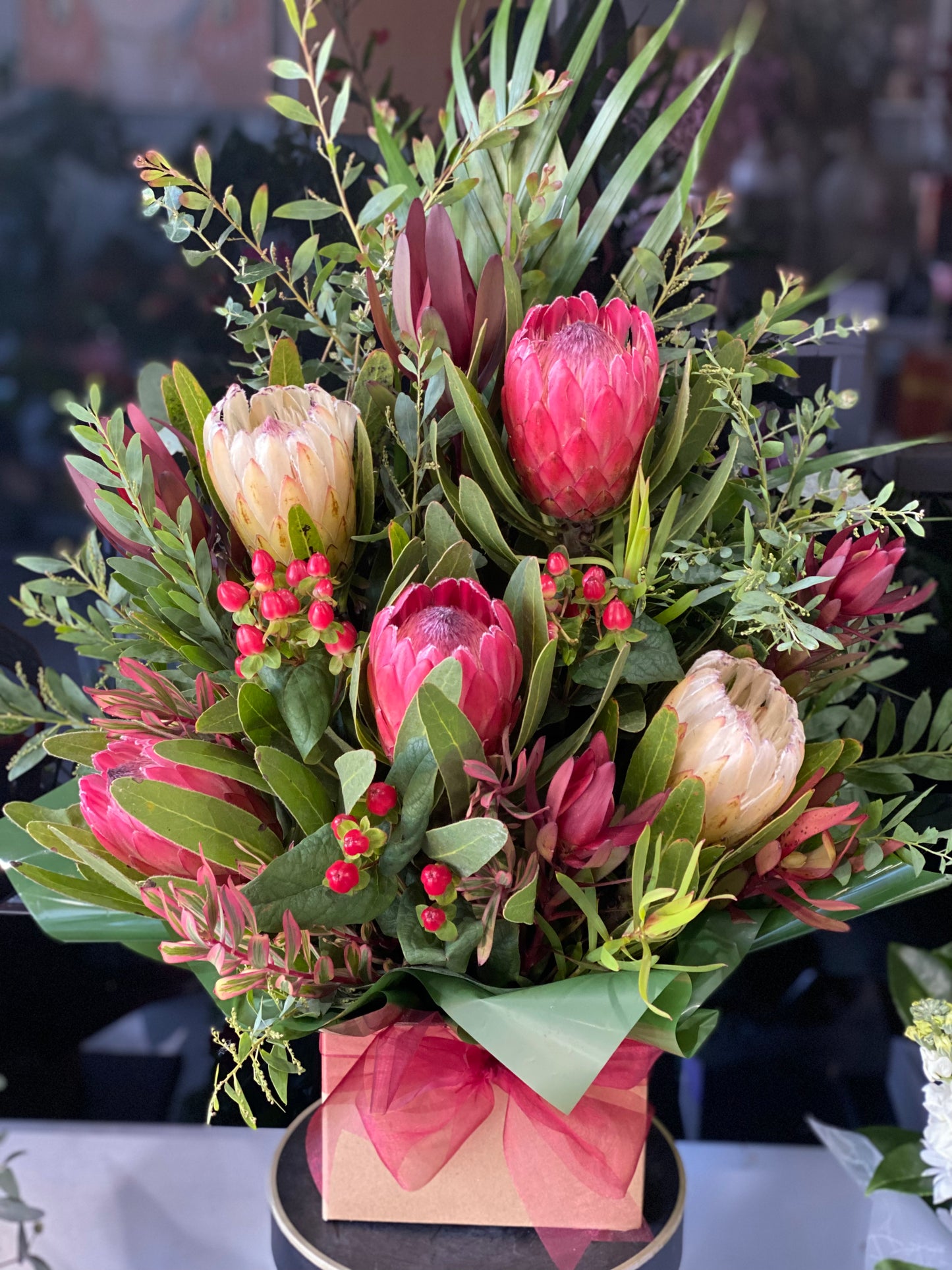 Native box arrangement - Vermont Florist