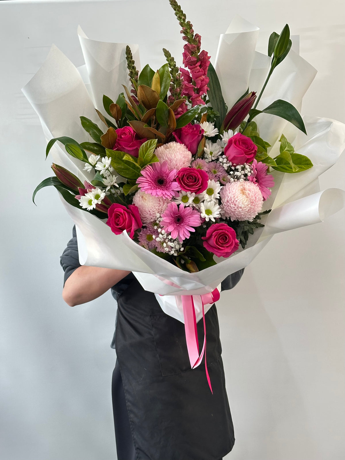 The Deluxe pink Bouquet - Vermont Florist