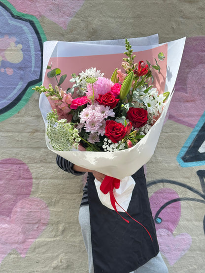 Valentine’s Day florist choice mixed blooms - Vermont Florist