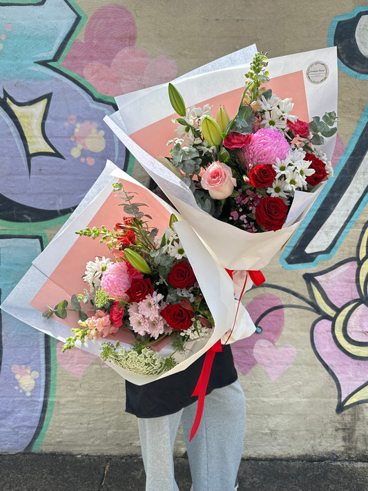 Valentine’s Day florist choice mixed blooms - Vermont Florist