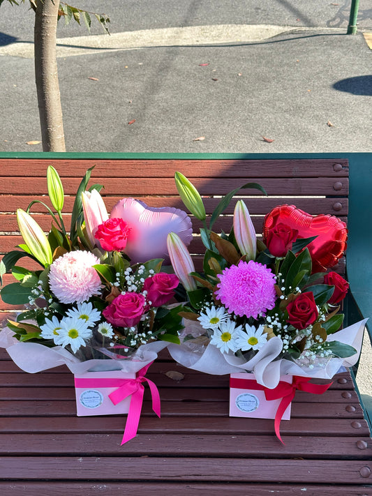 Mother’s day box (with heart balloon) - Vermont Florist