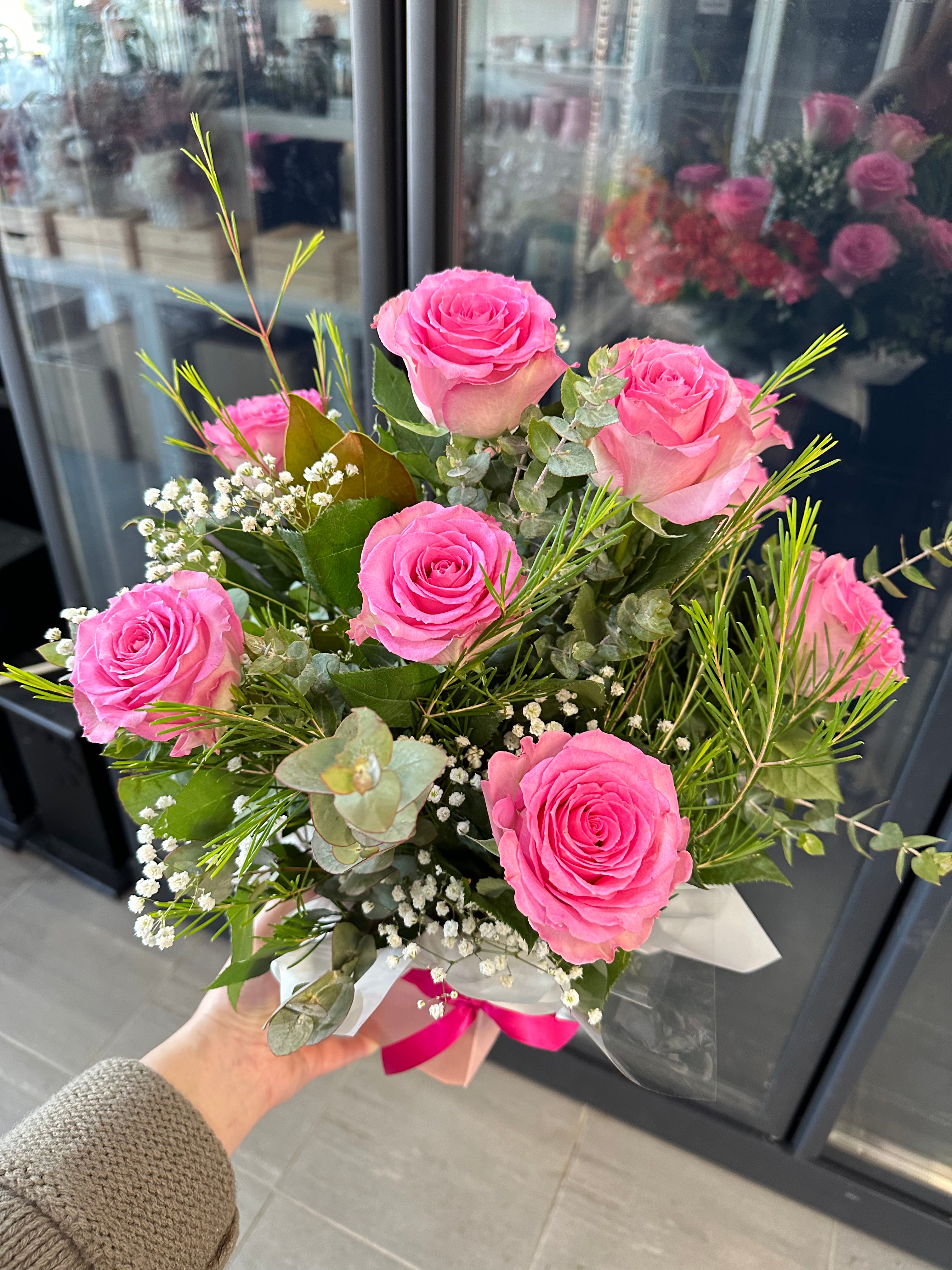 Pink Rose box - Vermont Florist