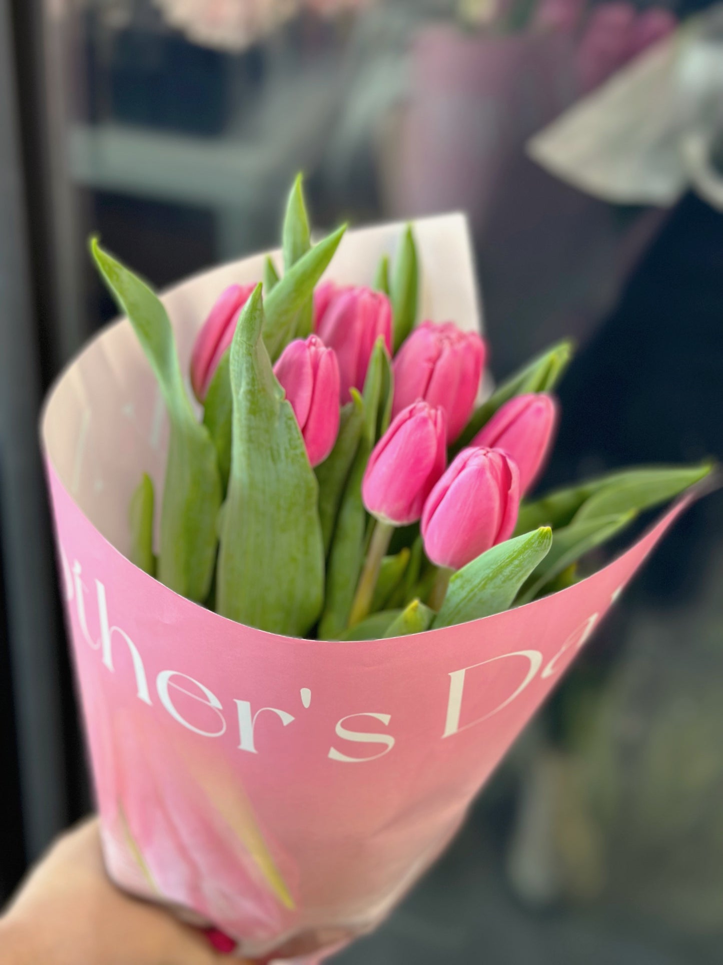‘Happy Mother’s Day’ Tulip bunch - Vermont Florist