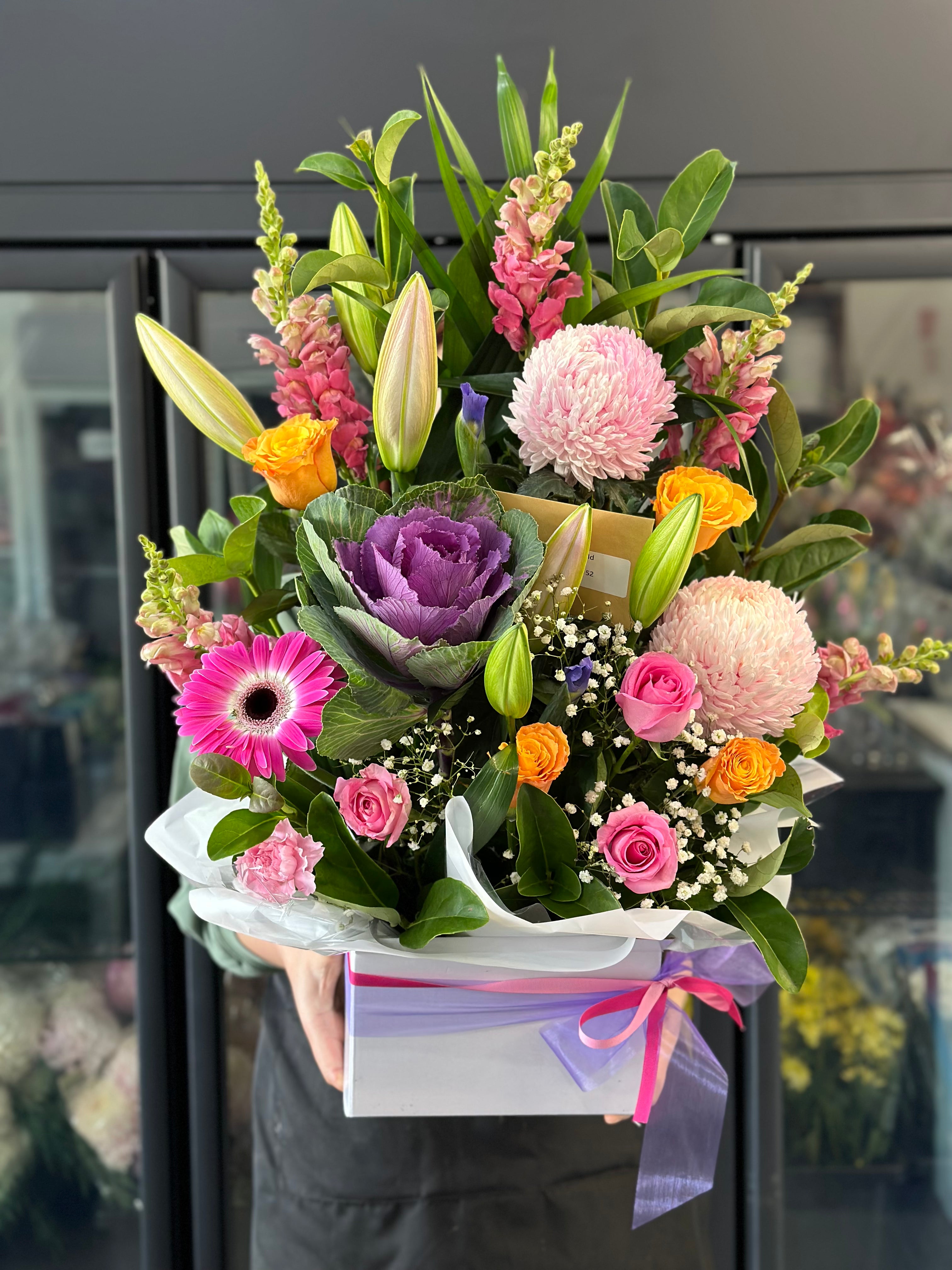 Seasonal blooms big box arrangement - Vermont Florist