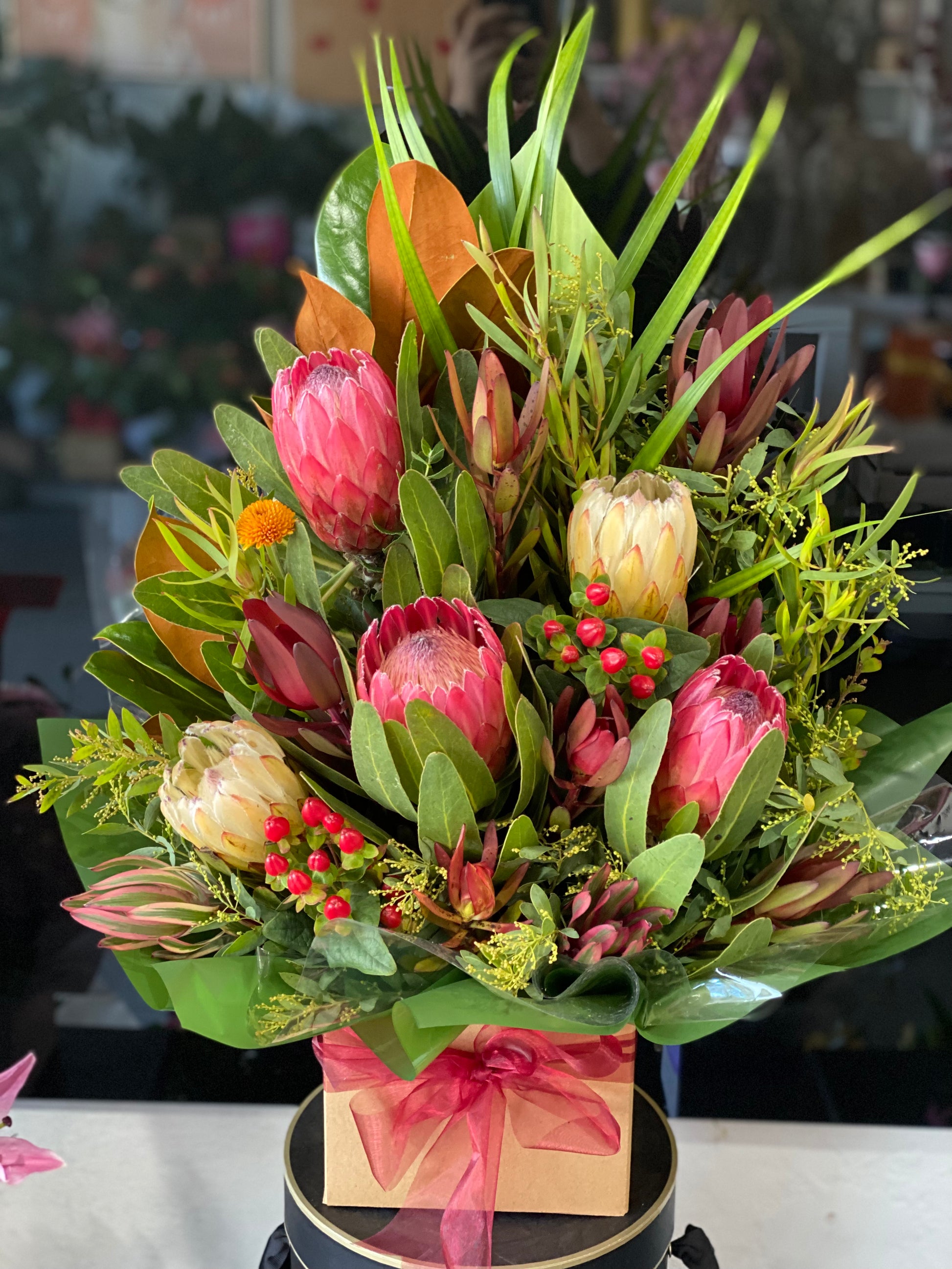 Native box arrangement - Vermont Florist