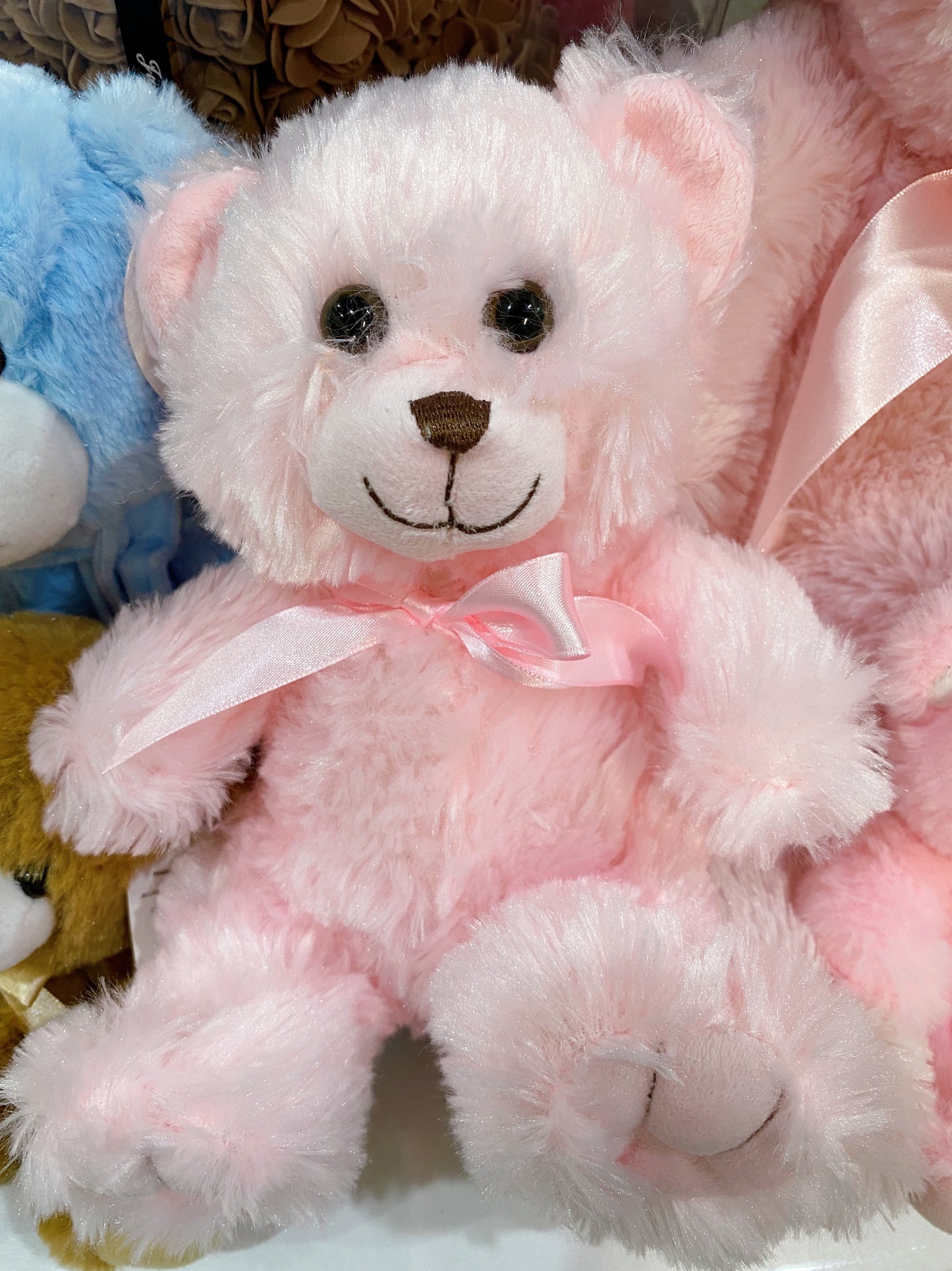 Baby girl pink bear - Vermont Florist