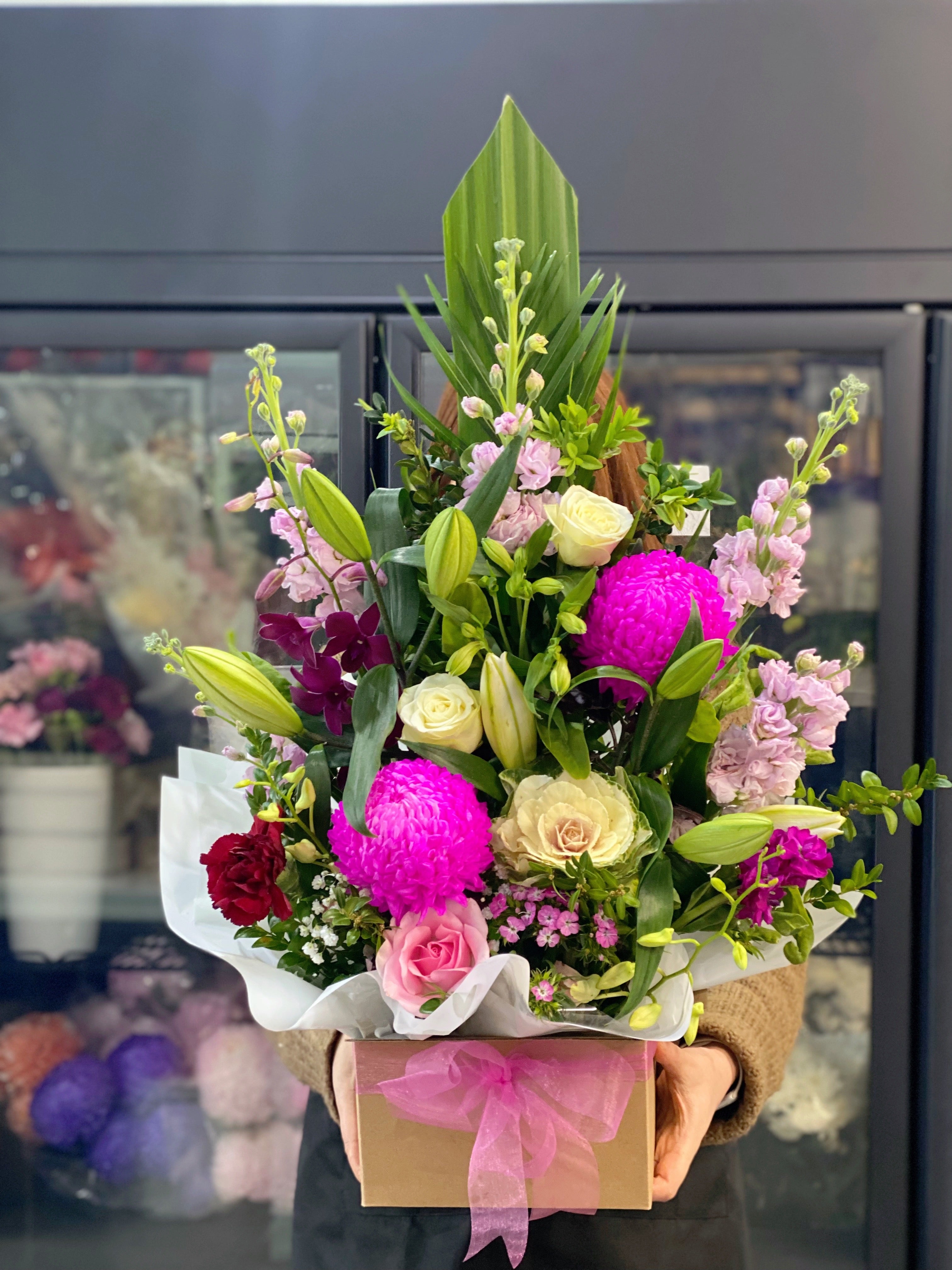 Seasonal blooms big box arrangement - Vermont Florist