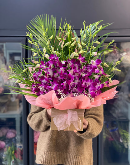 Singapore orchid Box - Vermont Florist