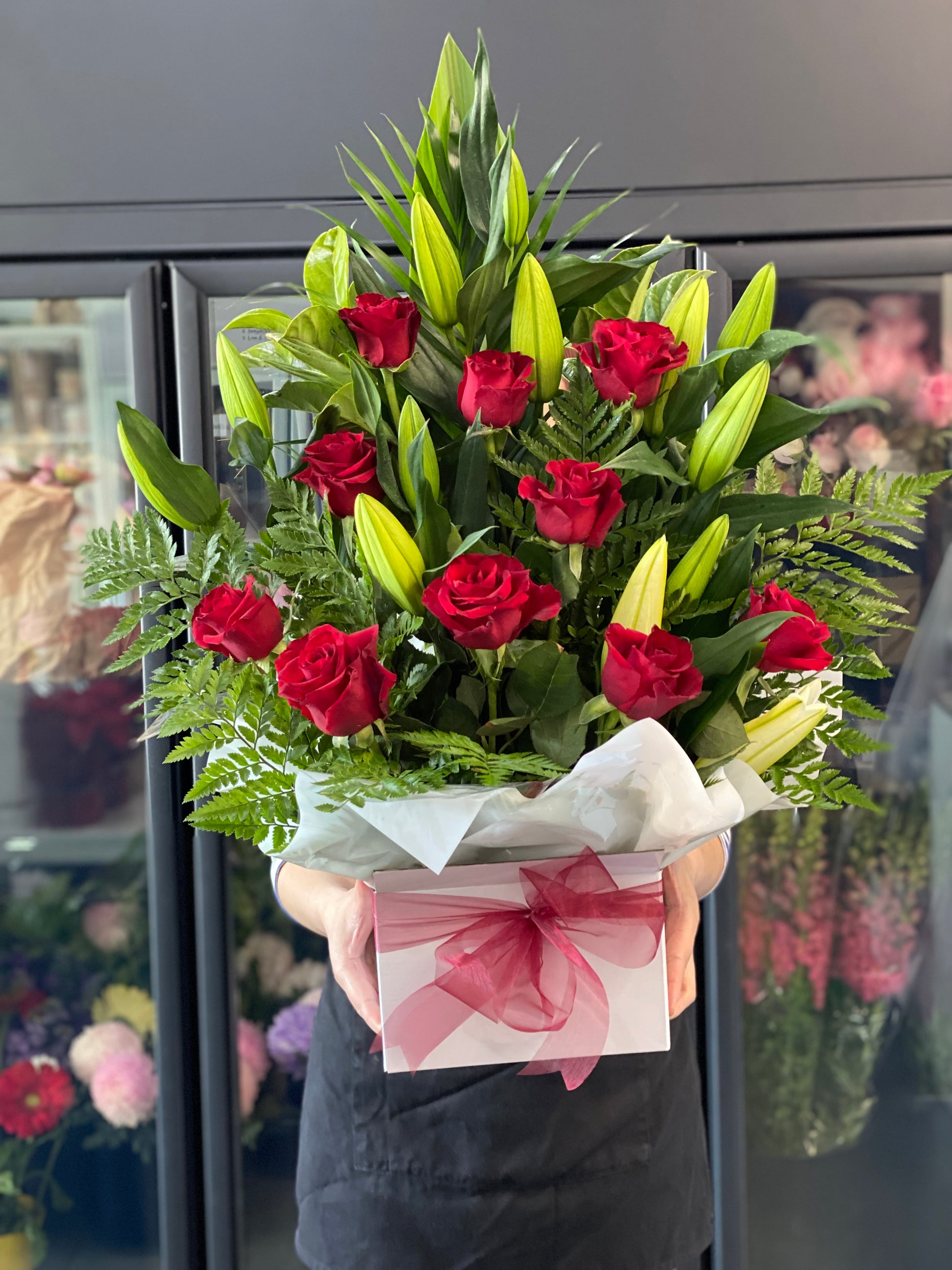 To my love (Premium long stem rose big arrangement) - Vermont Florist