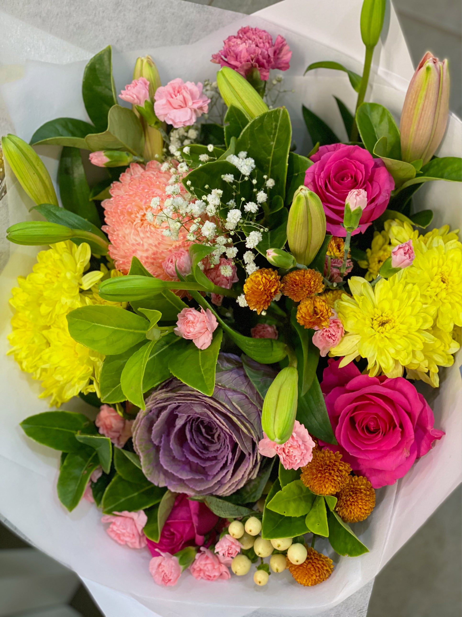 Seasonal Bouquet (Designer choice 5-9 types of flowers) - Vermont Florist